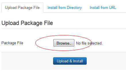Install Joomla Template