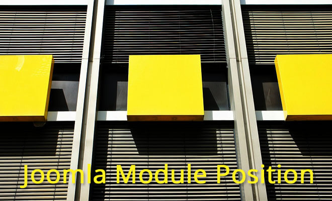 add new module position joomla